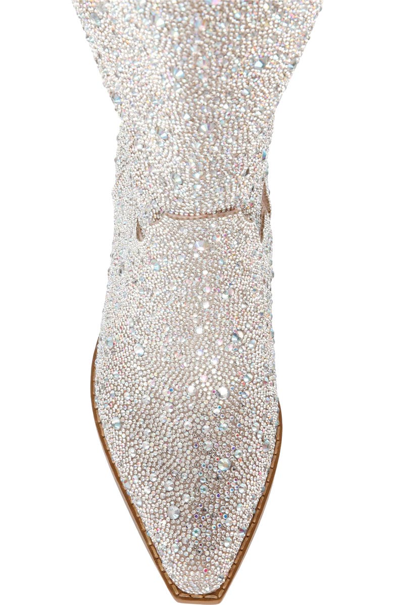 Betsey Johnson Dalas Embellished Western Boot, Alternate, color,