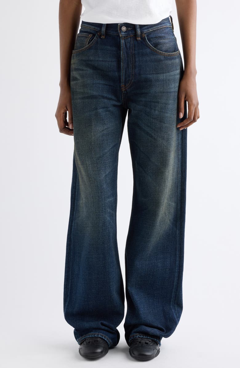 Acne Studios 2021F Regular Fit Denim Jeanes, Main, color,