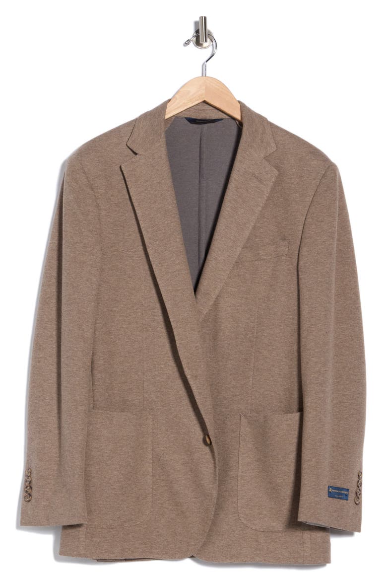 Classic Fit Knit Sport Coat, Main, color, BROWN