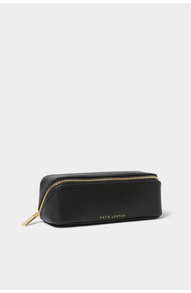 Katie Loxton Small Make Up and Toiletry Bag, Main, color, Black