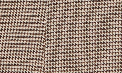 Elodie Houndstooth Slim Fit Button-up Vest