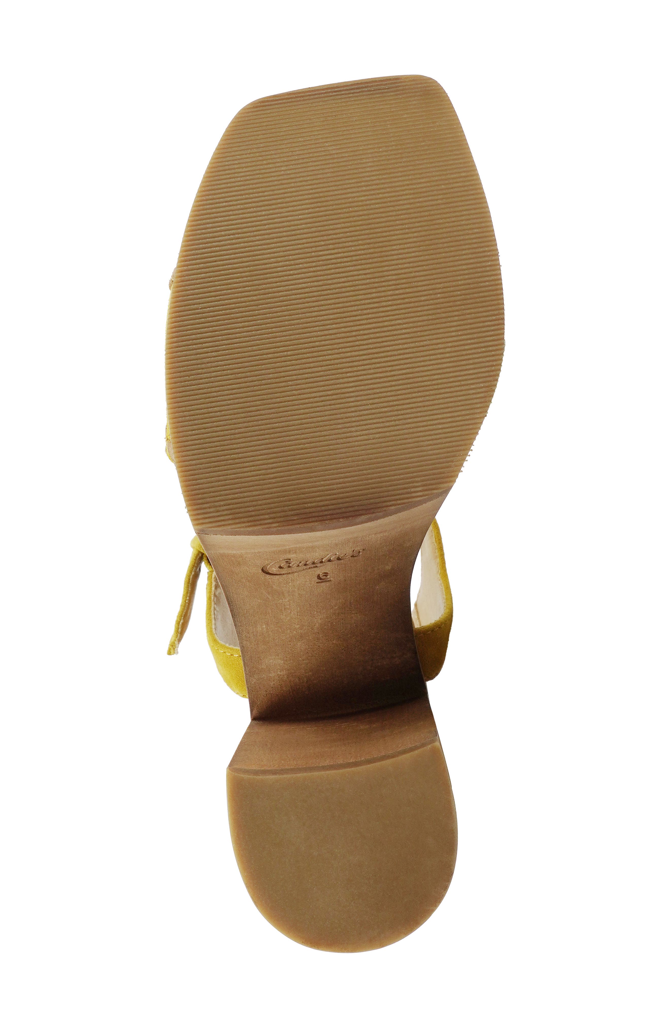 Michell Platform Slide Sandal, Alternate, color, MUSTARD SUEDE