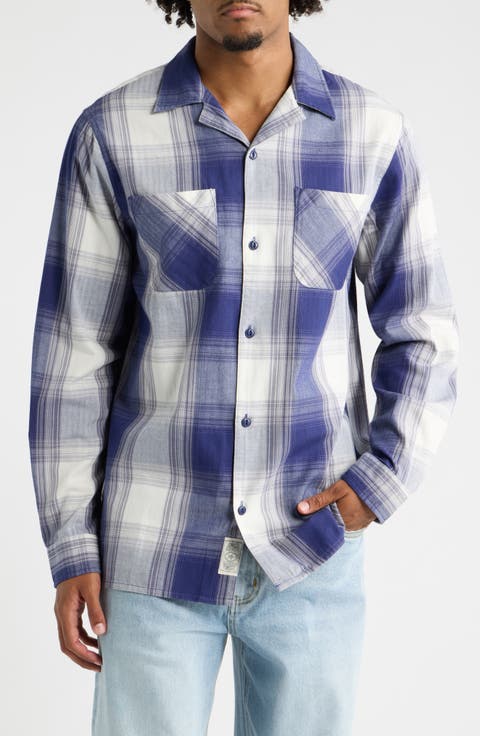 Colts Plaid Camp Shirt