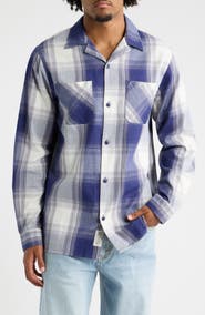 Schott NYC Colts Plaid Camp Shirt