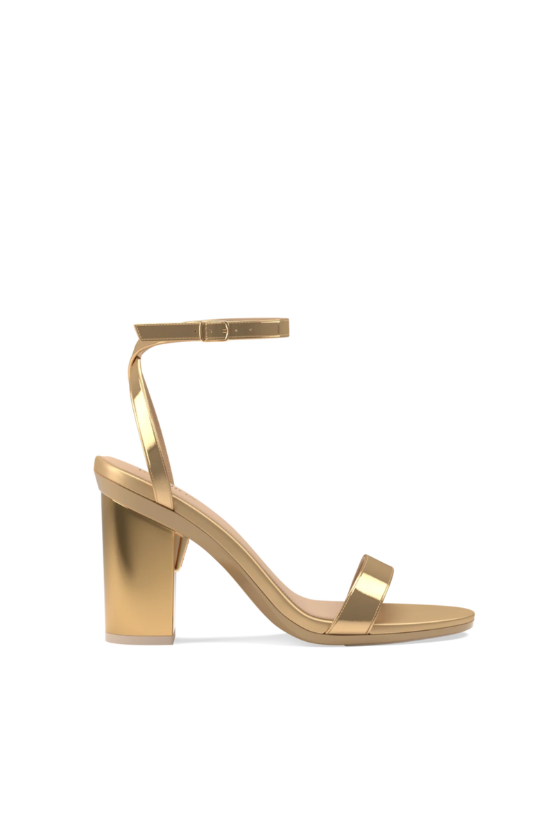 Pashion Footwear The Brenna 4" Block Convertible Heel, Alternate, color, Gold
