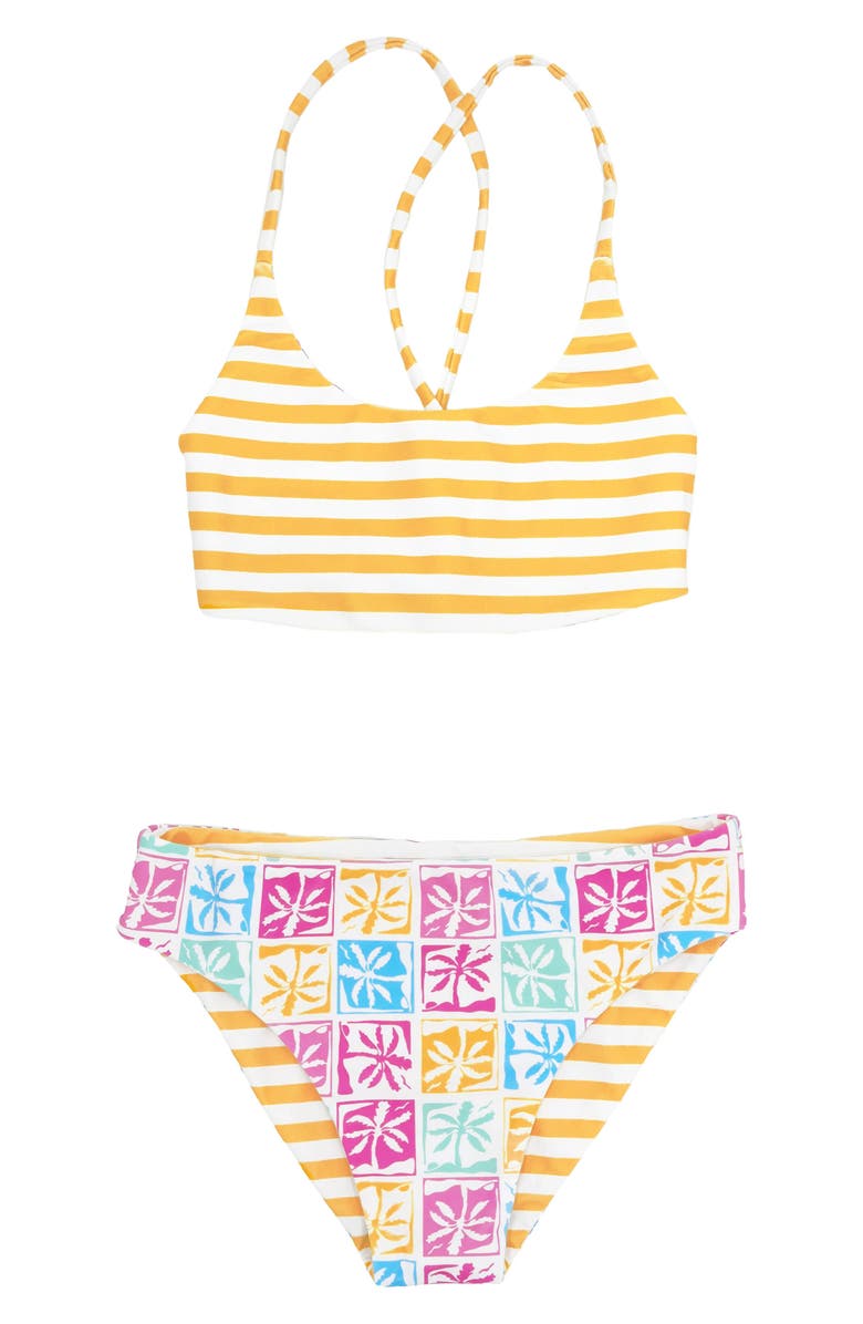 Feather 4 Arrow Kids' Waverly Reversible Two-Piece Swimsuit, Alternate, color, 