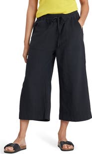 SUPPLIES BY UNIONBAY Dennie Solid Crop Cotton Gauze Pants