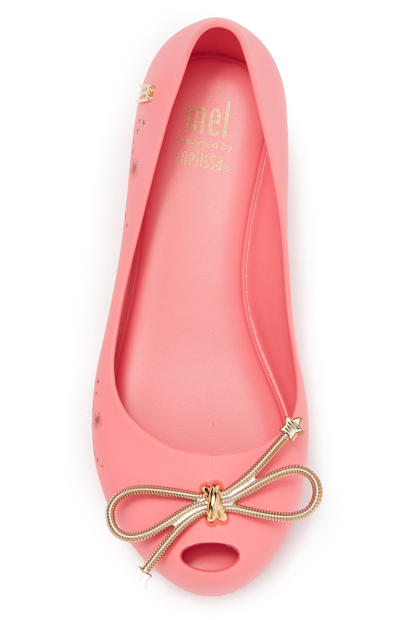 Mini Melissa Mel UltraGirl Elements Star Print Ballet Flat, Alternate, color, 