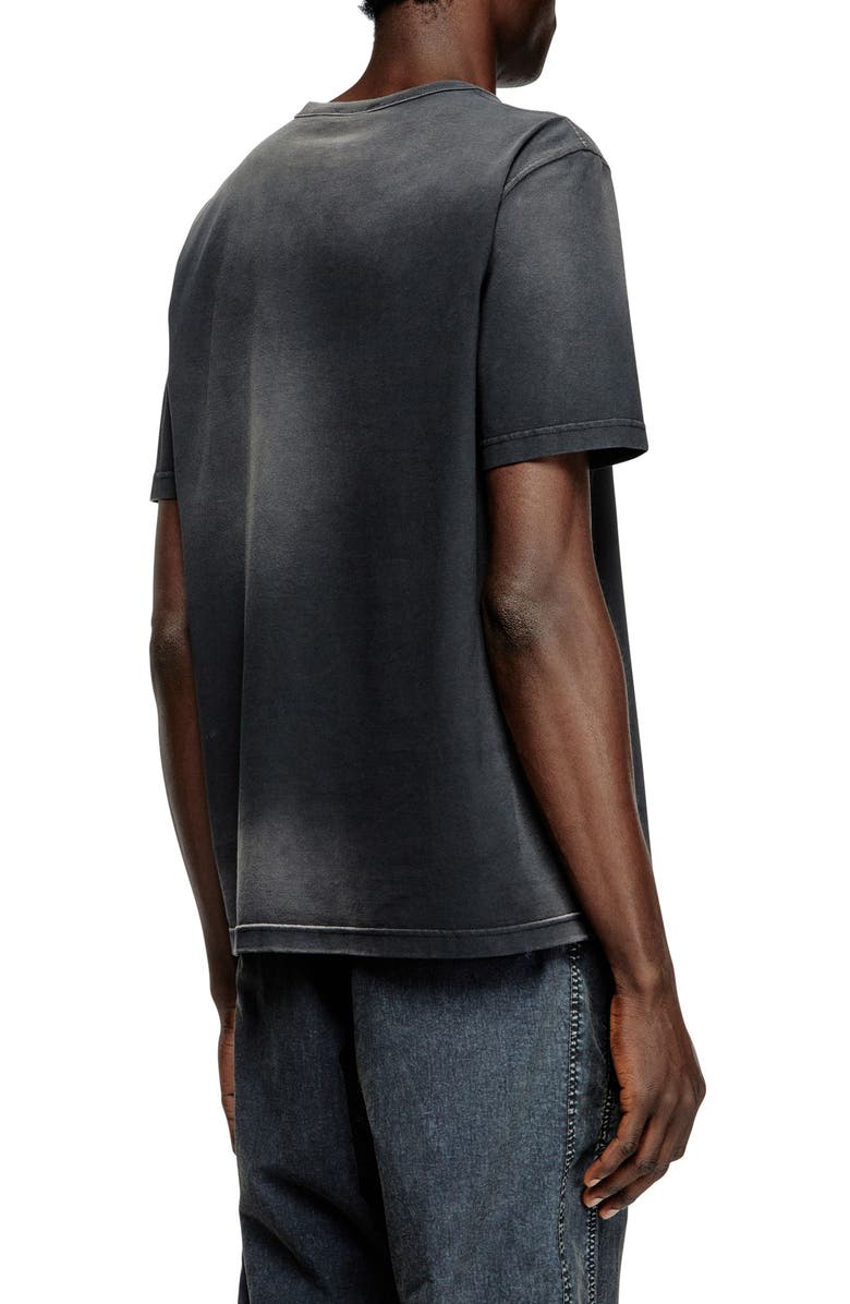 DIESEL<sup>®</sup> T-Adjust-T1 Ombré Cotton T-Shirt, Alternate, color, Deep/ Black