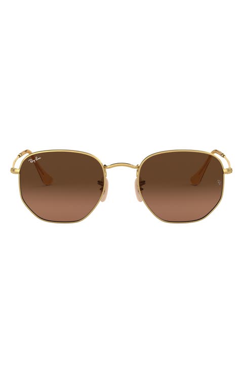 48mm Gradient Small Irregular Sunglasses