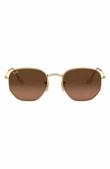 48mm Gradient Small Irregular Sunglasses
