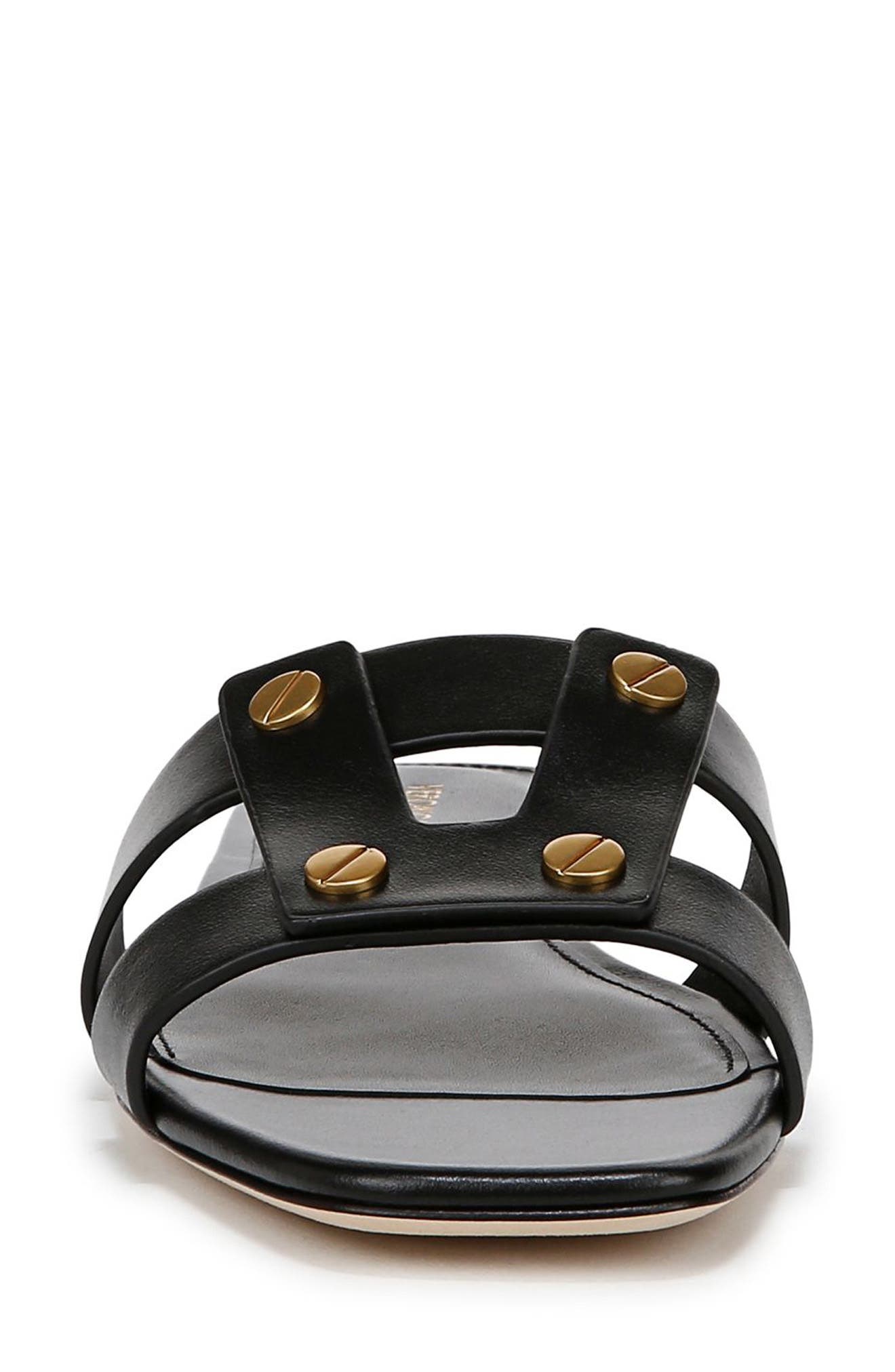 Veronica Beard Via Slide Sandal, Alternate, color, Black