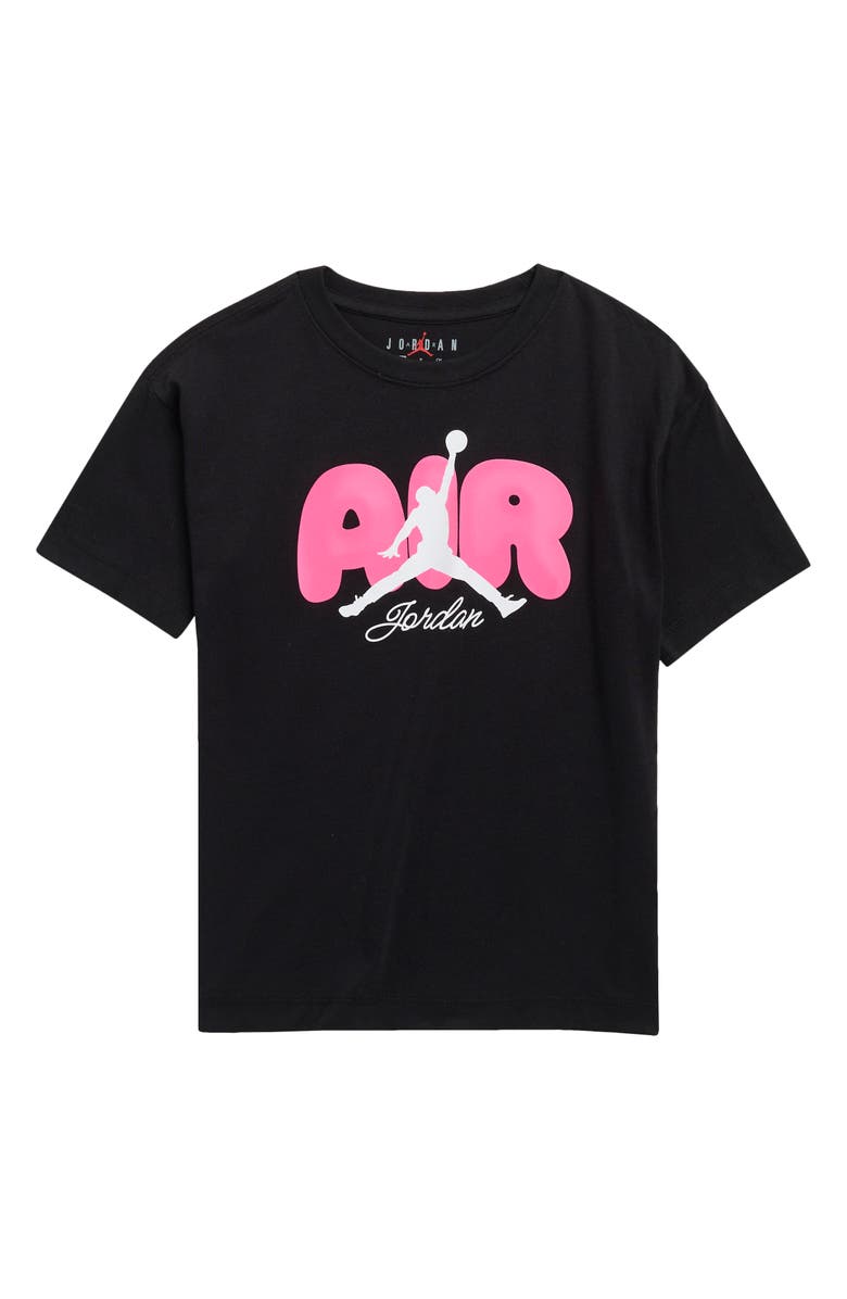 Jordan Kids' Jordan Air Bubble Graphic T-Shirt, Main, color, Black