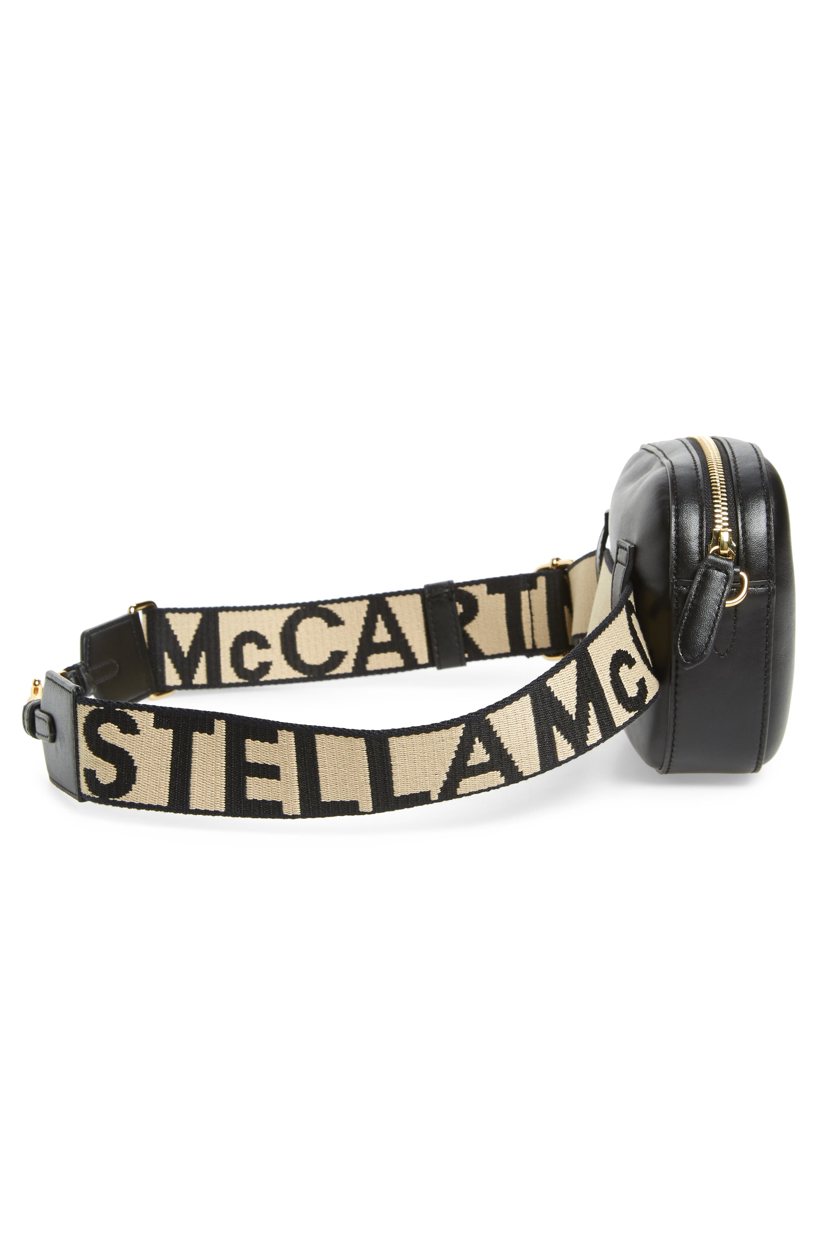 Stella McCartney Alter Faux Leather Belt Bag, Alternate, color, 