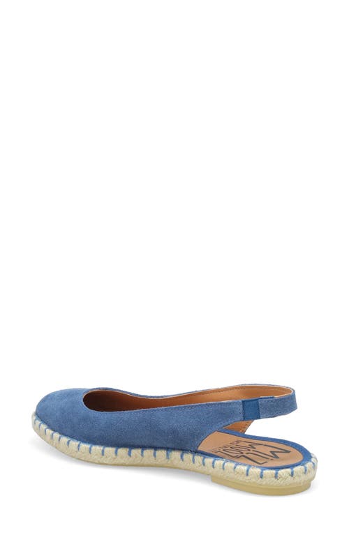 Miz Mooz Kiara Slingback Espadrille Flat In Ocean