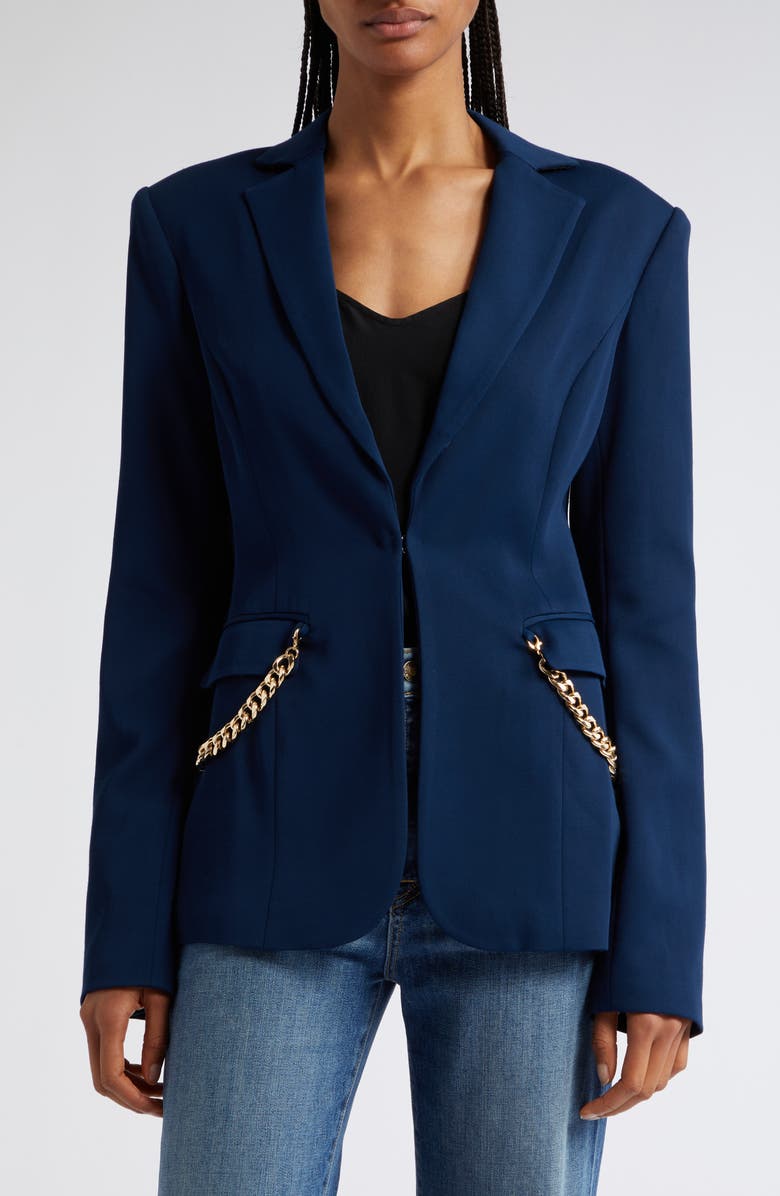 Ramy Brook Leilani Chain Detail Jacket, Main, color,