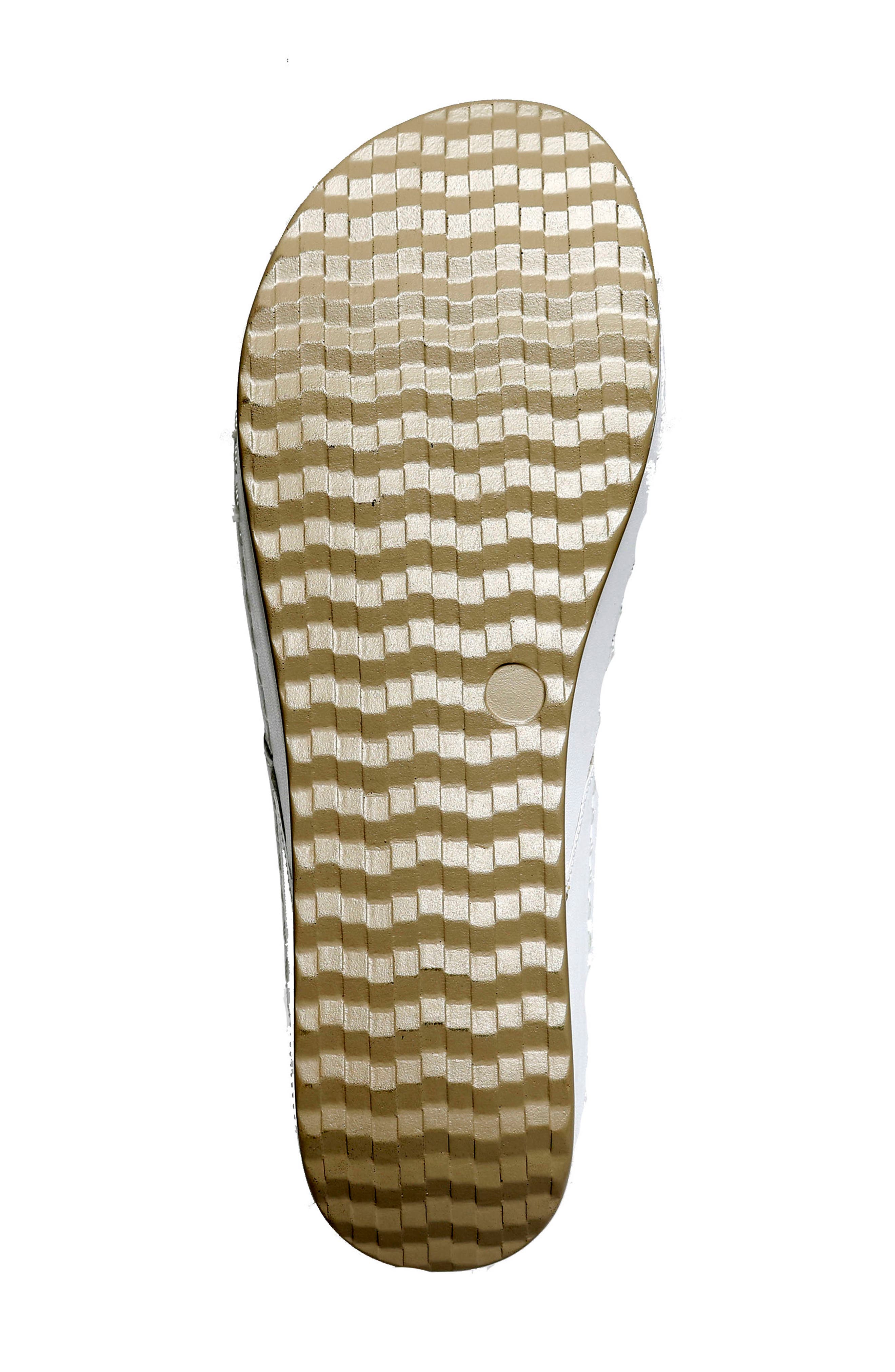 Goldie Wedge Flip Flop, Alternate, color, WHITE