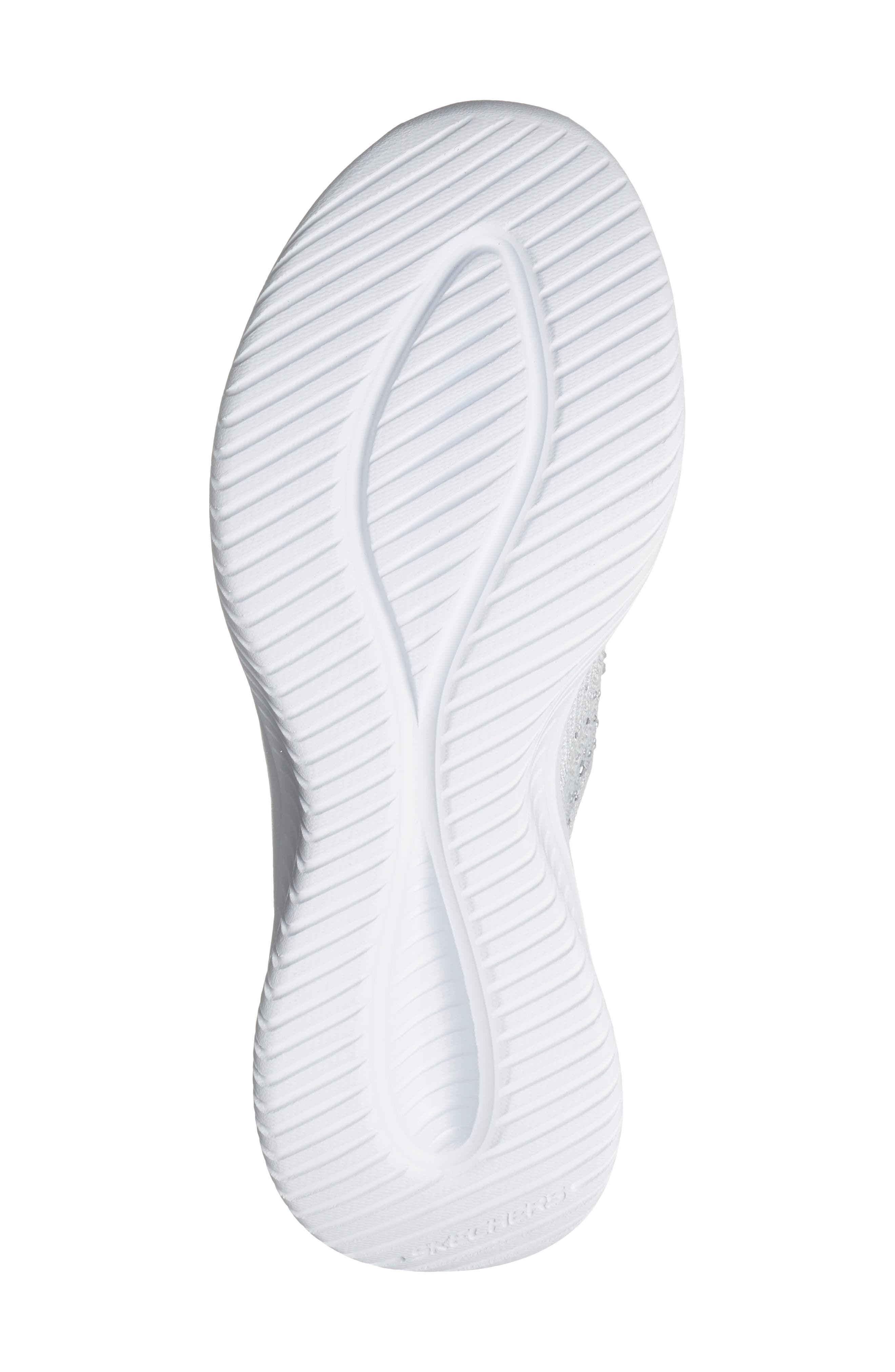 SKECHERS Ultra Flex 3.0 Glam Night Slip-On Sneaker, Alternate, color, White