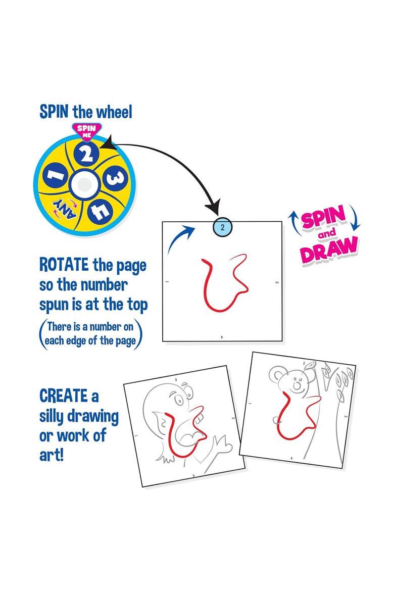 Squiggle On the Go Doodle Pad, Alternate, color, Multicolored