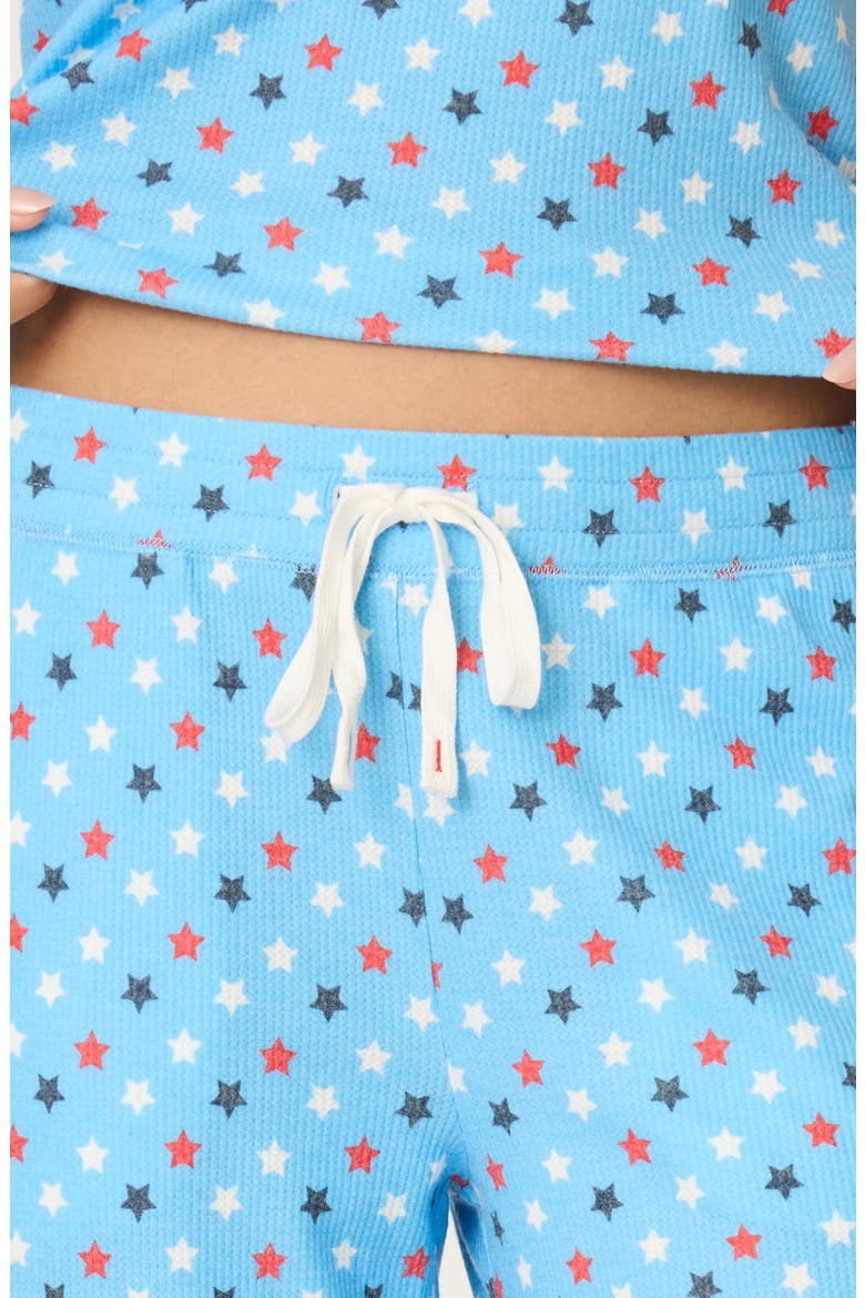 Star Spangled Jersey Pajama Pants, Alternate, color, BAY BLUE