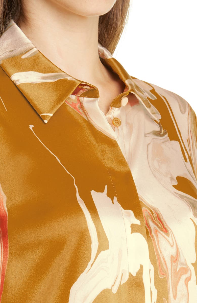 Lafayette 148 New York Scottie Silk Blouse, Alternate, color,