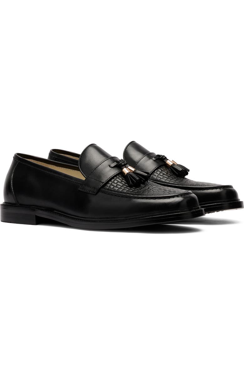 MARC NOLAN Denzel Tassel Loafer, Main, color, Black