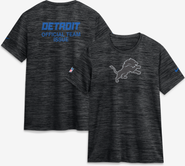 Nike Women's Nike Black Detroit Lions 2026 Rivalries Collection Sideline Velocity Dri-FIT T-Shirt