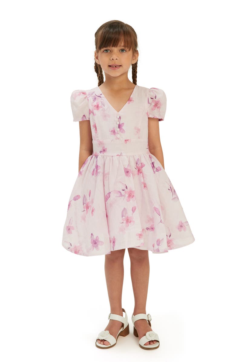 Bardot Junior Sirena Floral Fit & Flare Dress, Alternate, color,