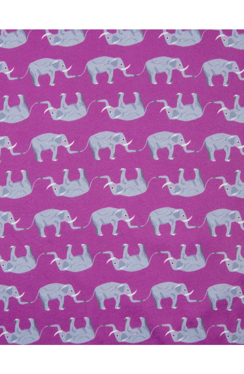 Leveret Girls Long Sleeve Nightgown with Matching Doll Nightgown, Printed Design, Alternate, color, Elephant