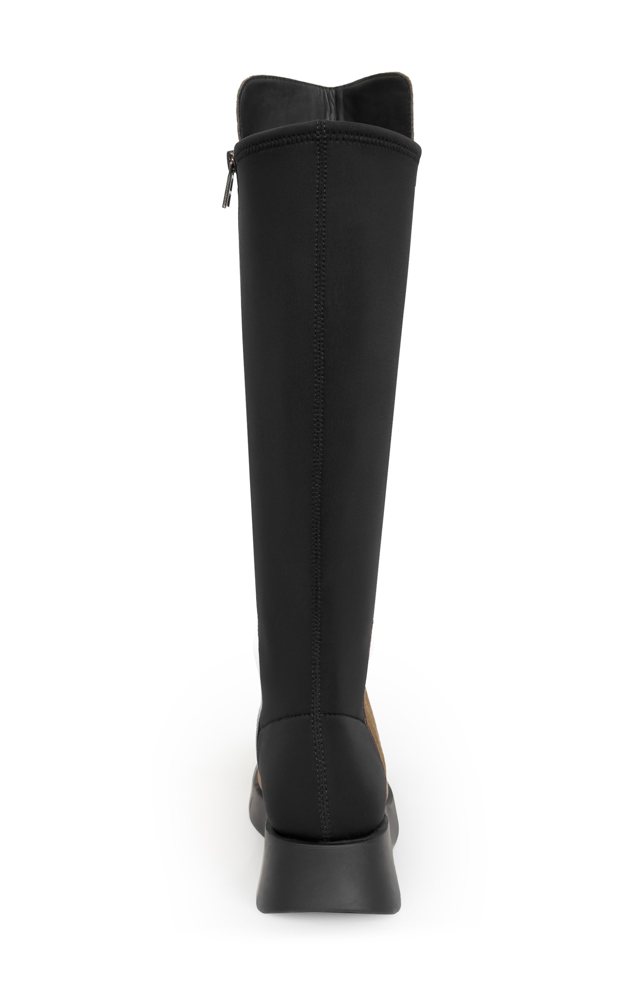 Flavia Knee High Boot, Alternate, color, FANGO BLACK