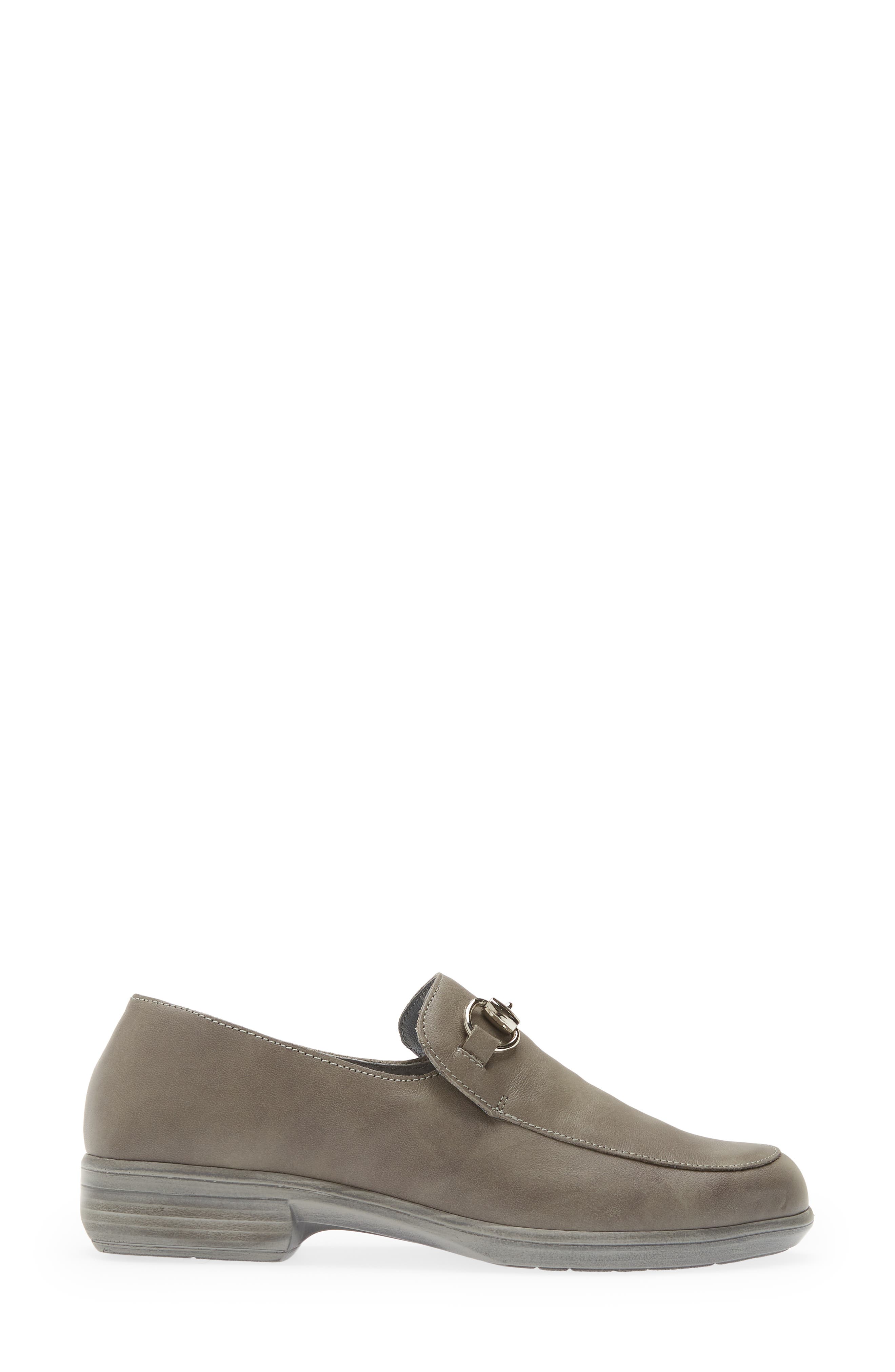 Naot Bentu Bit Loafer, Alternate, color, Foggy Gray Leather