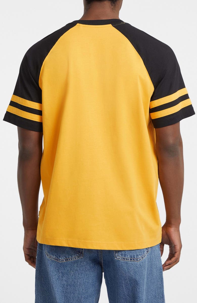 GUESS JEANS Raglan Sleeve Graphic T-Shirt, Alternate, color, G2b5-Mediu