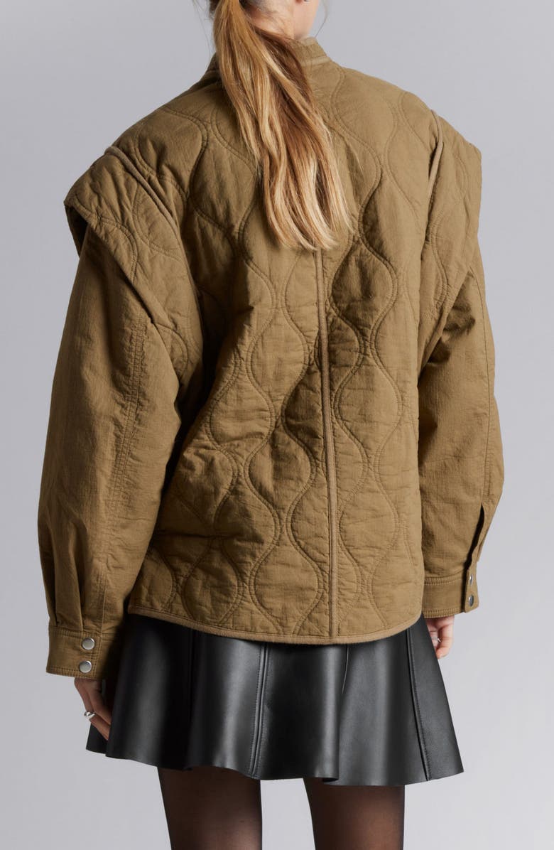 & Other Stories Heloise Quilted Jacket, Alternate, color, 