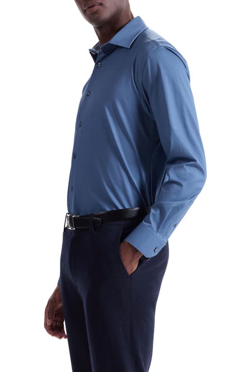 Bugatchi Jimmy Ooohcotton® Button-up Shirt In Blue
