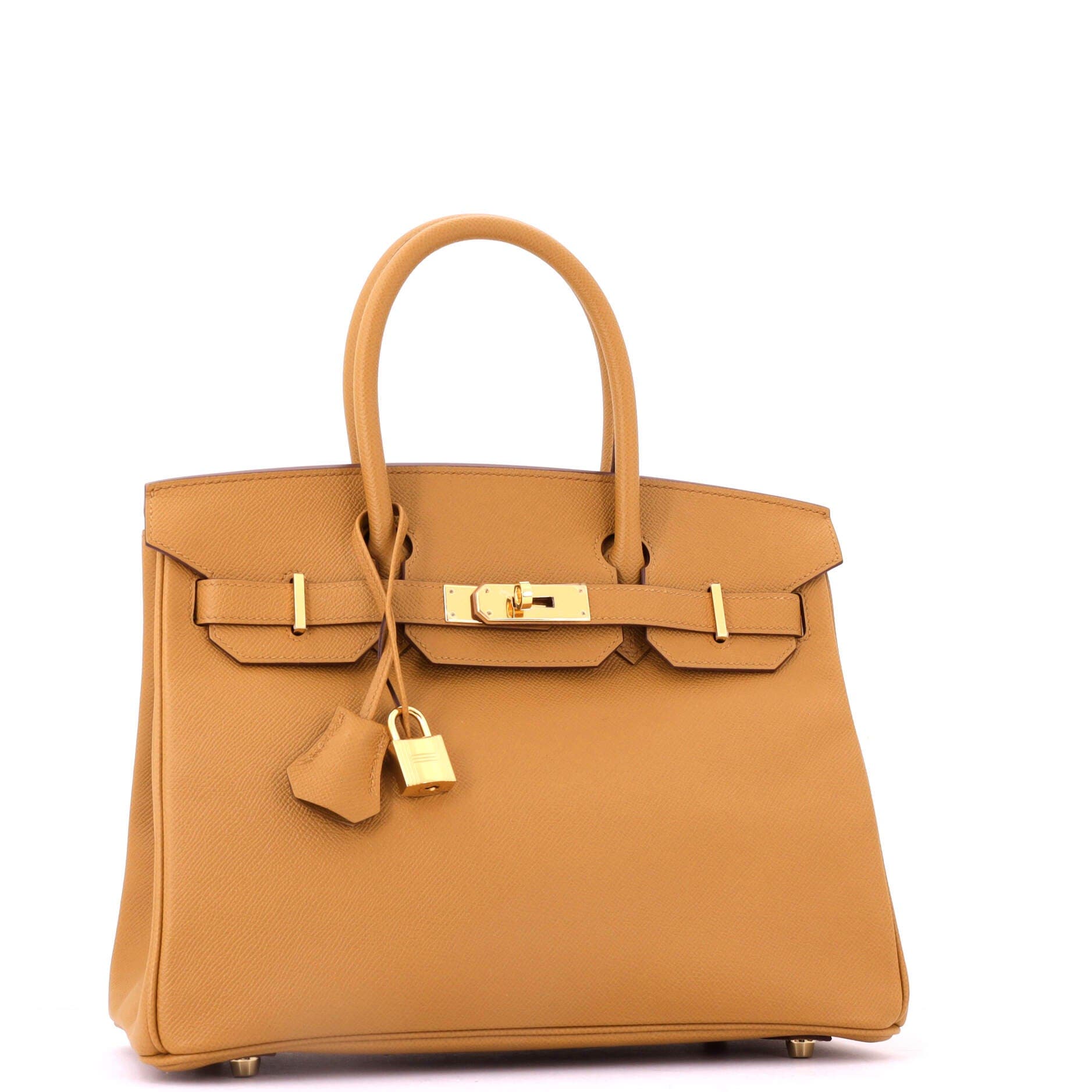 Birkin Handbag Brown Epsom with Gold Hardware 30, Alternate, color, Brown