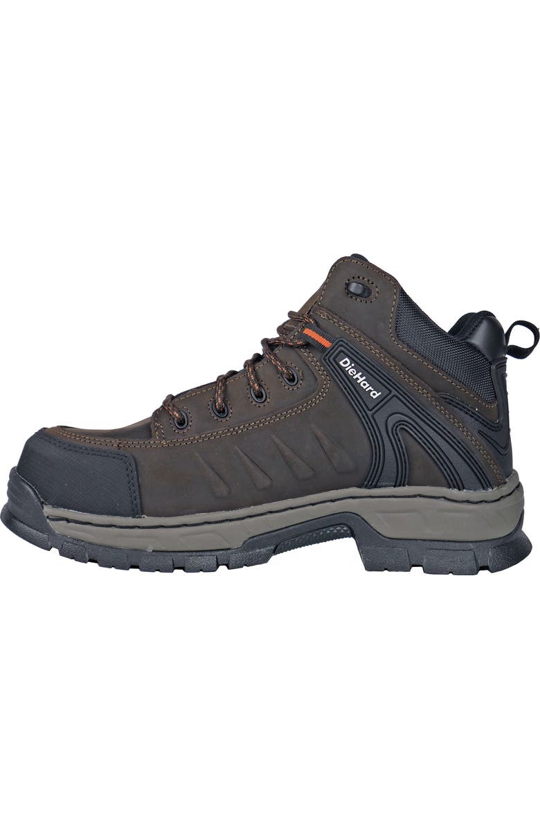 DieHard Squire Composite Toe Waterproof Work Boot, Alternate, color, Brown