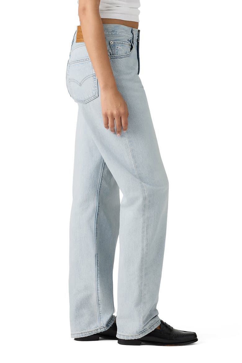 Easy High Waist Dad Jeans, Alternate, color, FATE AND DESTINY