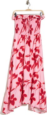 WEST K Strapless Midi Dress