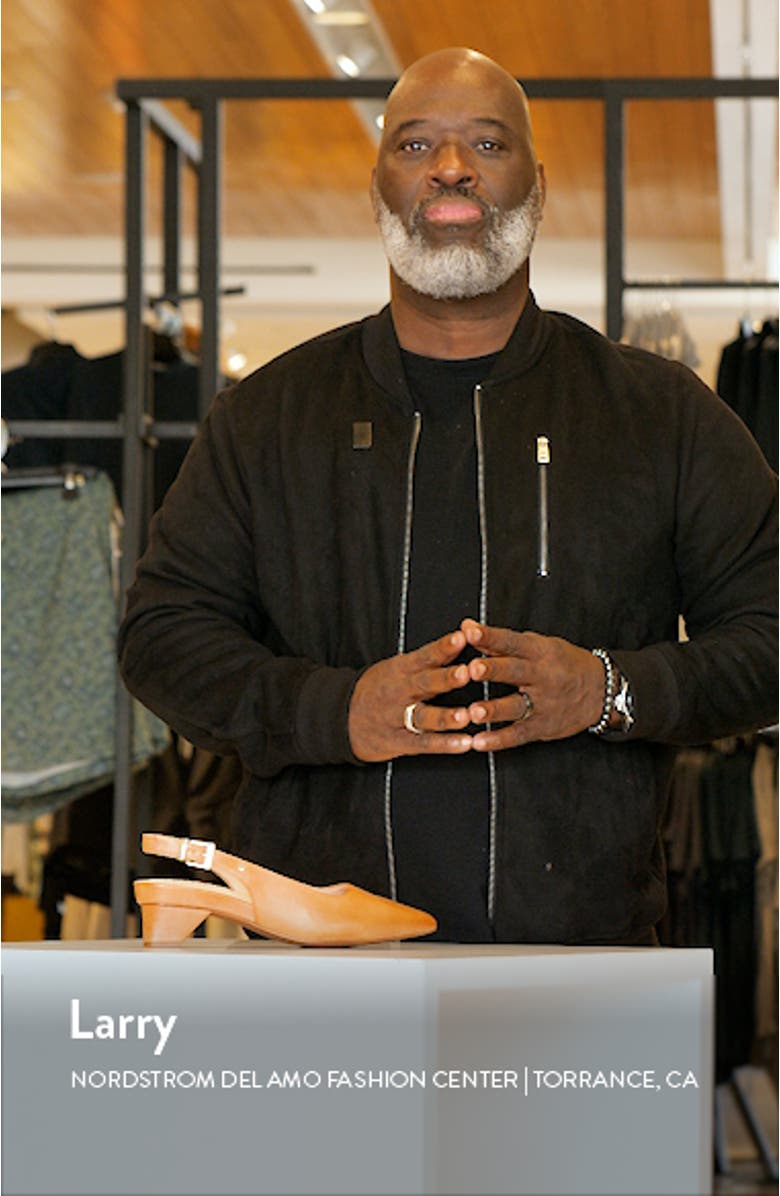 Juliett II Pointed Toe Slingback Pump, sales video thumbnail