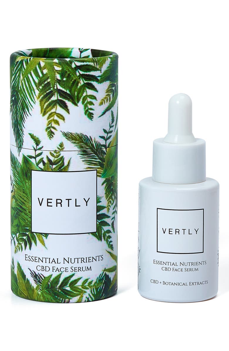 Vertly Essential Nutrients CBD Face Serum, Main, color, 