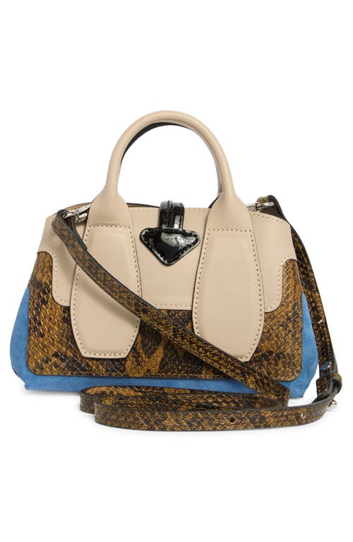 Longchamp Roseau Extra Small Satchel In Blue