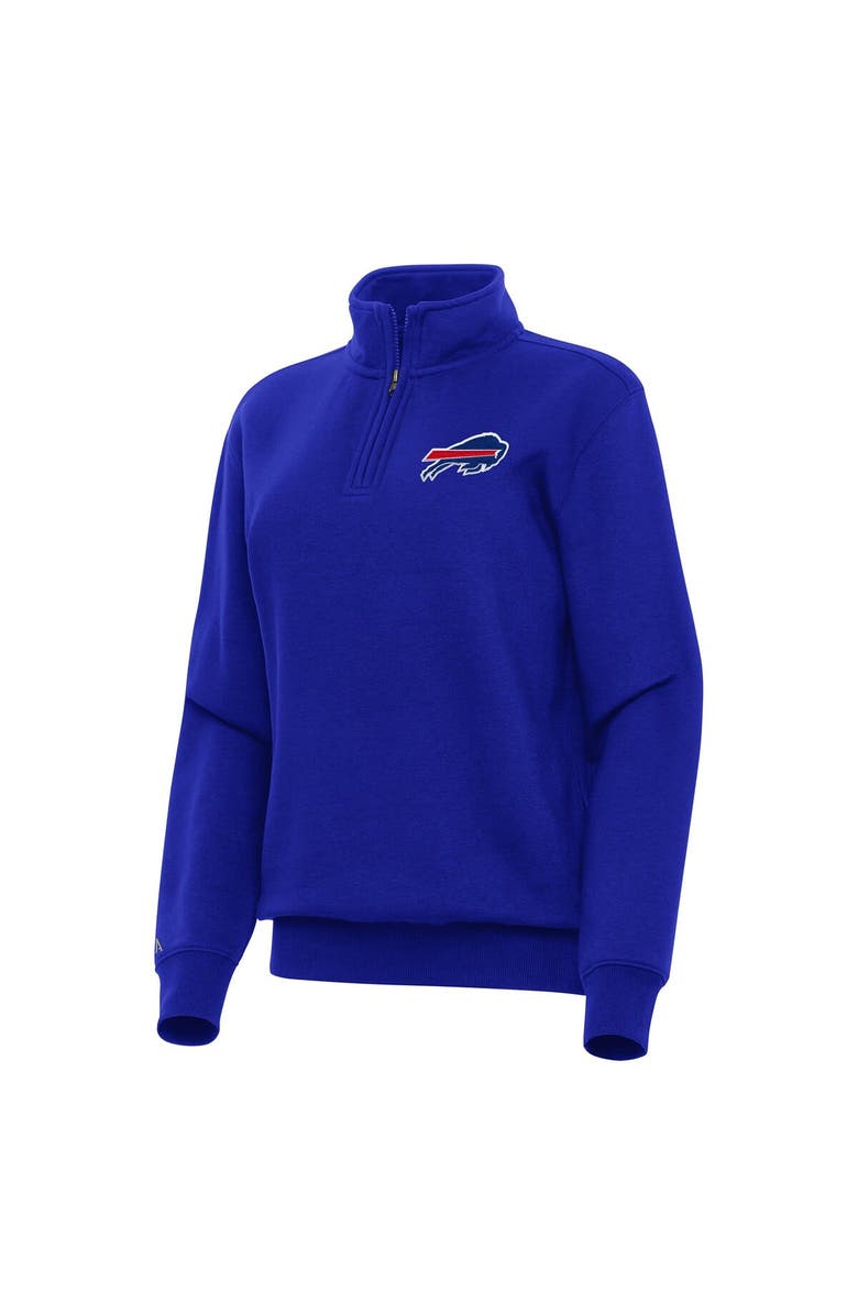ANTIGUA Women's Antigua  Royal Buffalo Bills Victory Quarter-Zip Top, Main, color, Royal