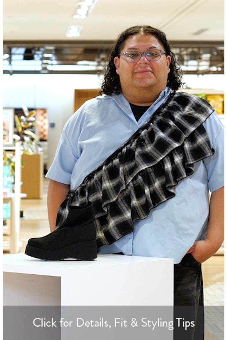 Koko Ribbed Stretch Wedge Bootie video