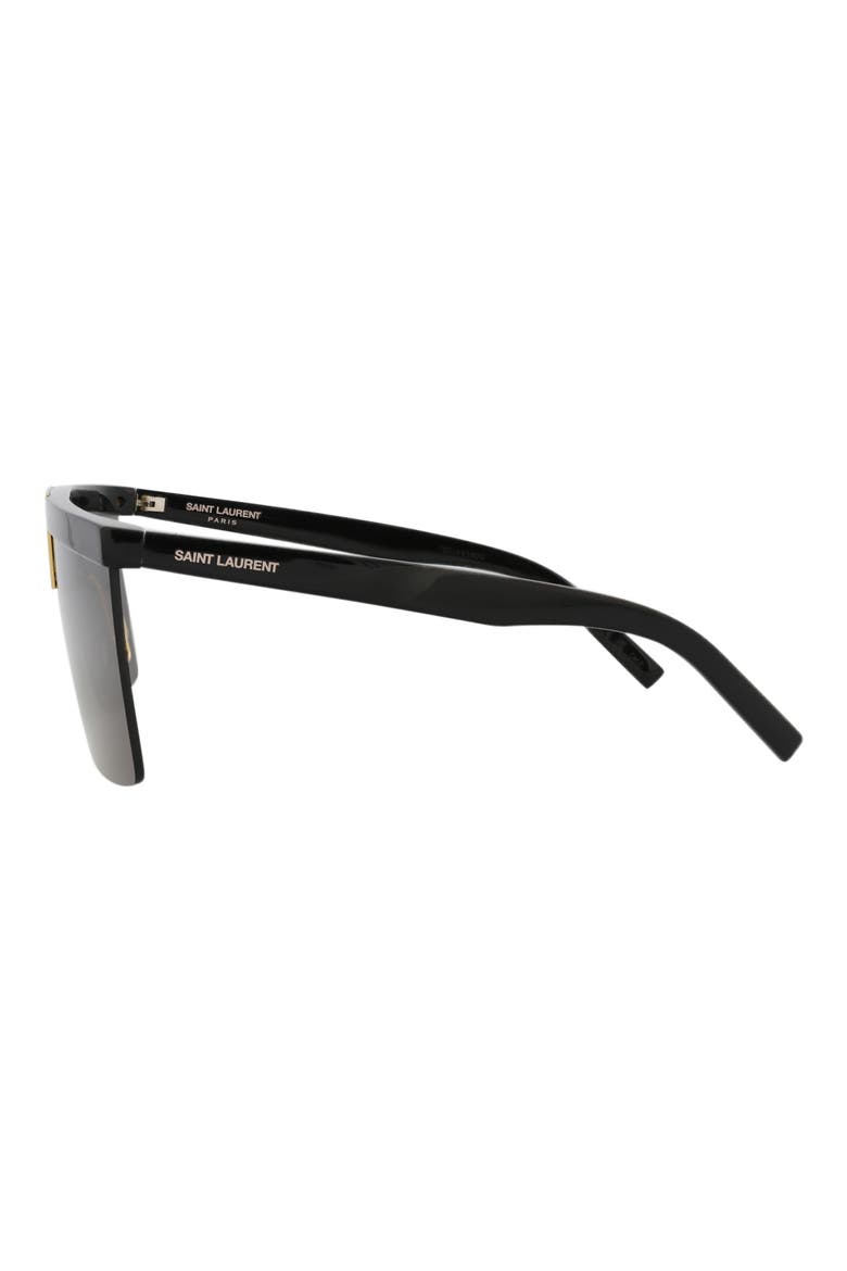 99mm Shield Sunglasses, Alternate, color, BLACK BLACK BLACK
