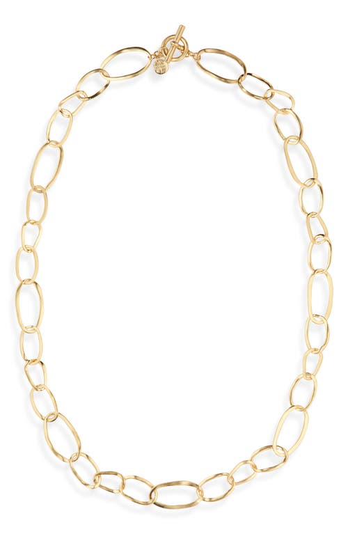 Karine Sultan Freeform Long Necklace In Gold