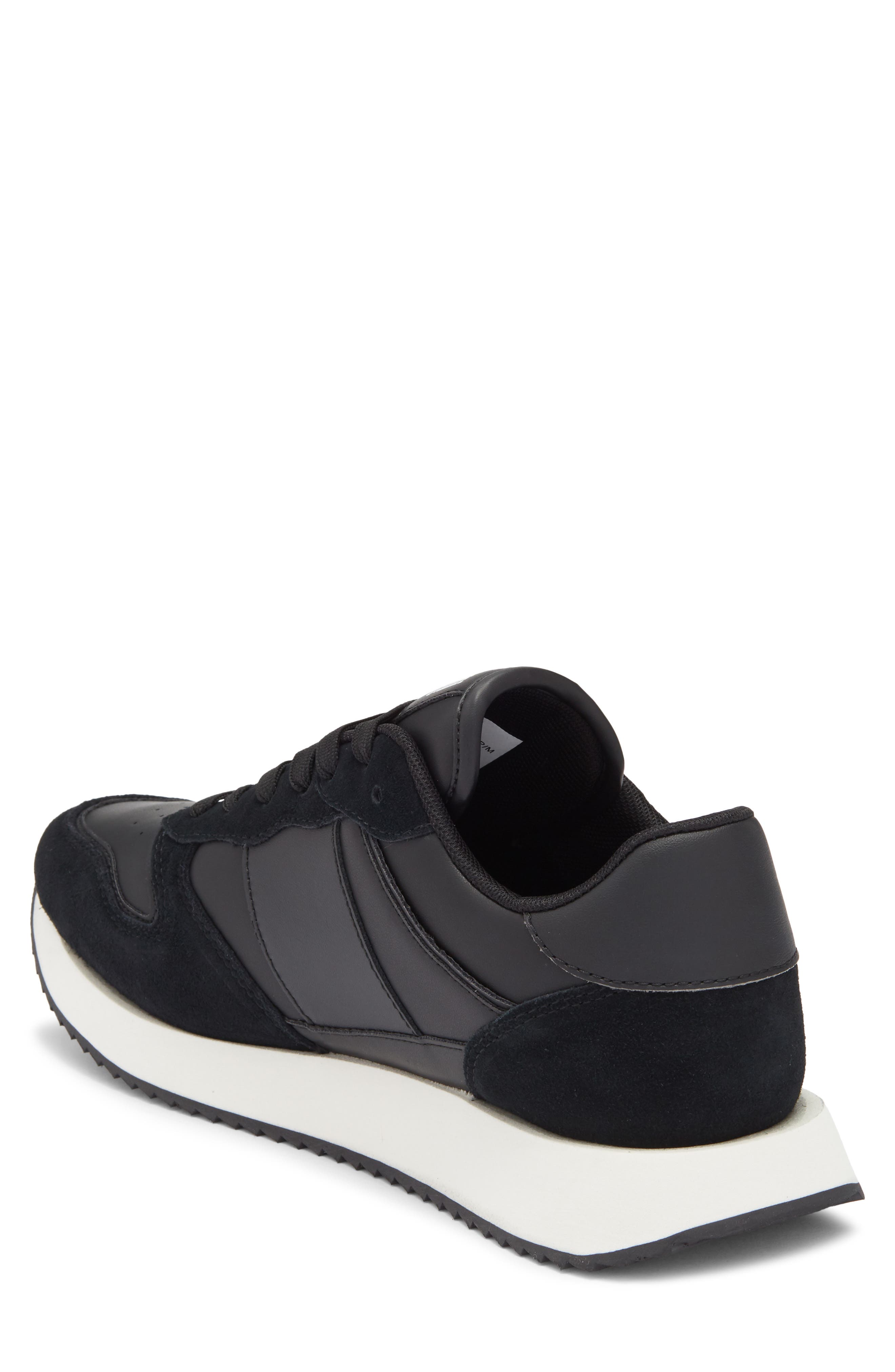 Roberto Cavalli Firenze Low Top Runner Sneaker, Alternate, color, Black