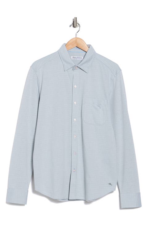 San Lucio Pico Supima® Cotton Blend Button-Up Shirt