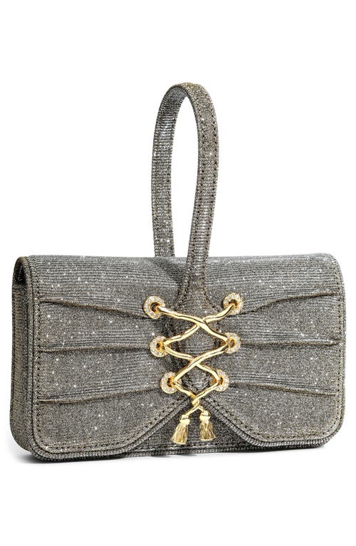 ALEXIS BITTAR ALEXIS BITTAR LACE-UP LEATHER WRISTLET