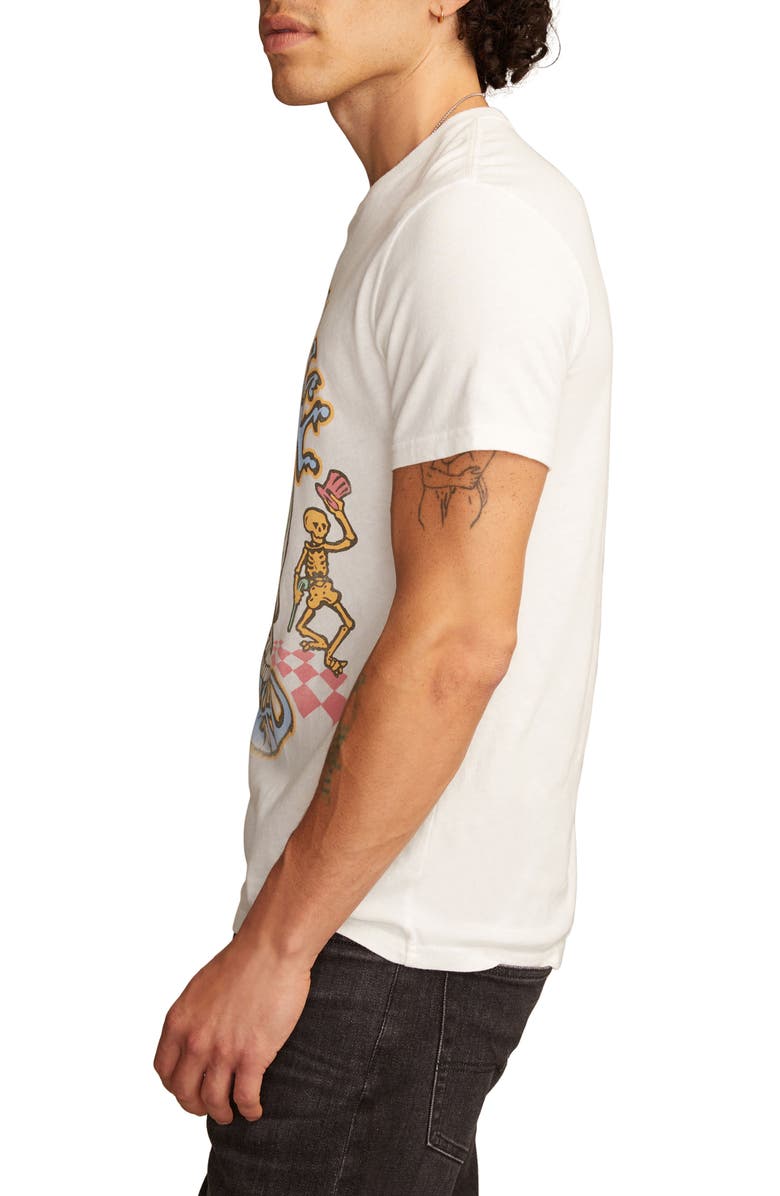 Lucky Brand Grateful Dead Skull Cotton T-Shirt, Alternate, color, 