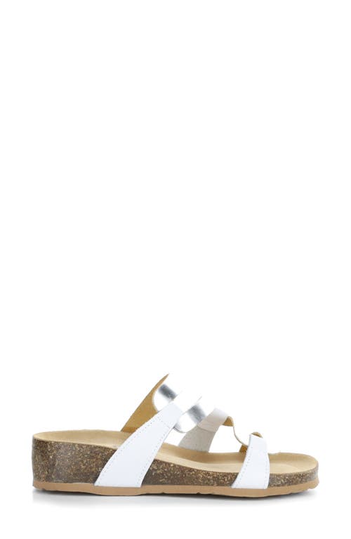 Bos. & Co. Luzzie Wedge Slide Sandal In Neutral